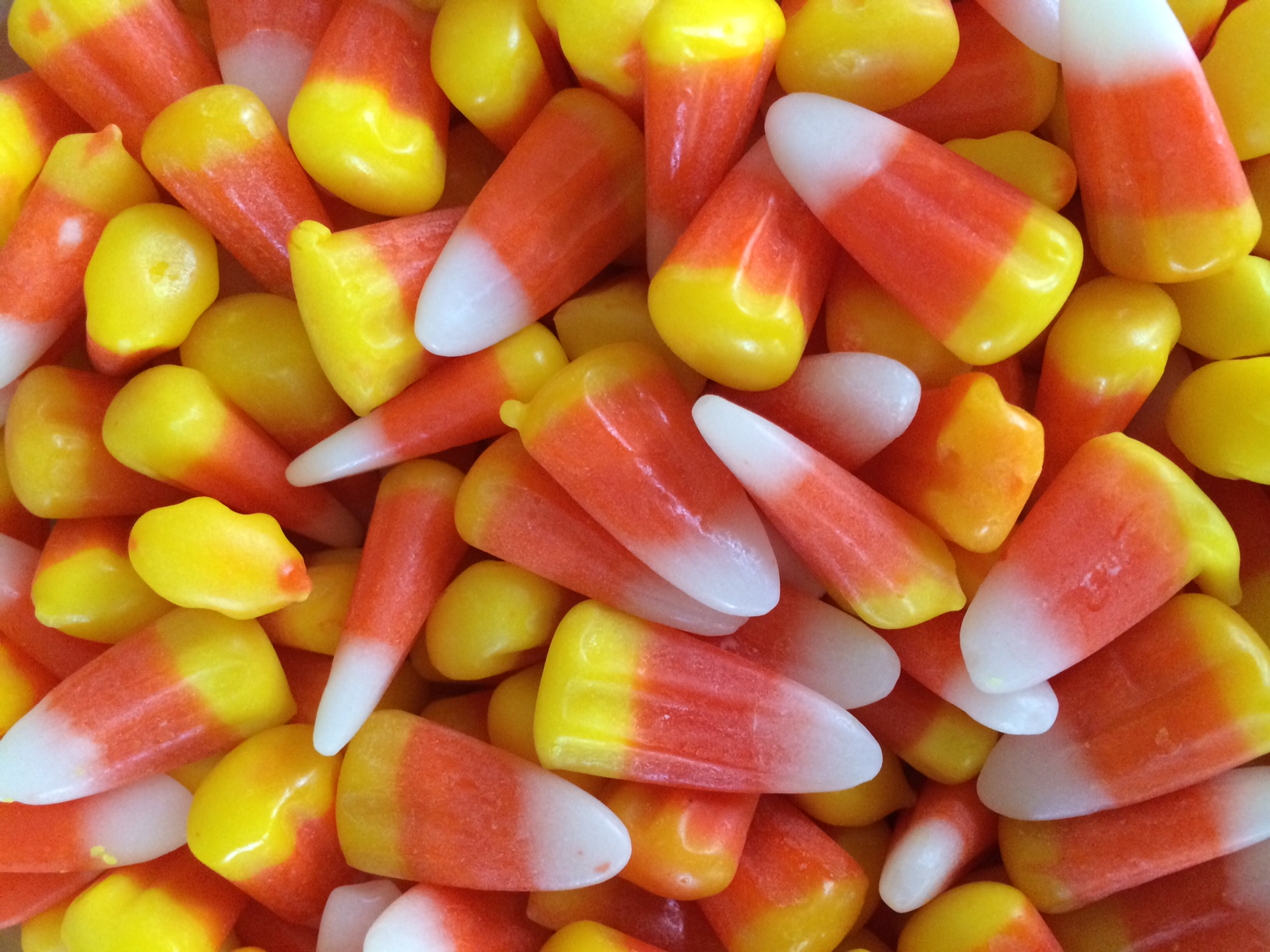 Candy corn closeup